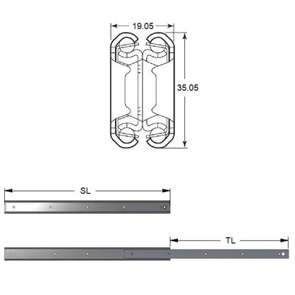 1215336 | SUG-256RS --- Slides - 304.8 mm x 319.02 mm x 77.111 kg