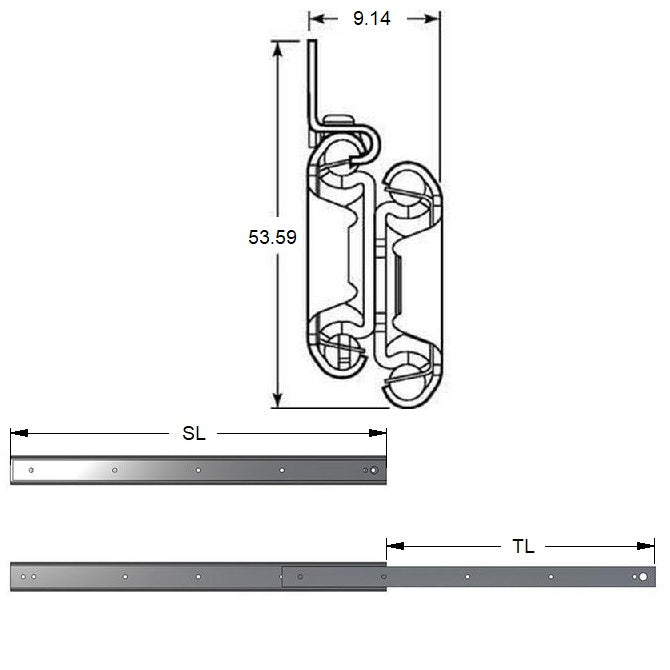 1215342 | SUG-238RS (5 Pcs) --- Slides - 304.8 mm x 332.49 mm x 64.864 kg