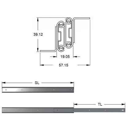 1220412 | AI-1222RS --- Slides - 558.8 mm x 579.88 mm x 51.256 kg