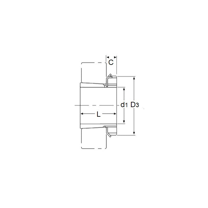 Manicotto adattatore 25 x 05 x 38 - H2300 - MBA (confezione da 1)