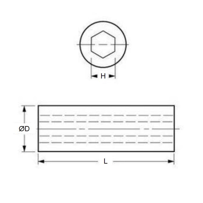 1144564 | SLH-3175-5715-12700-H --- Sleeves - 31.75 mm x 57.15 mm x 127 mm