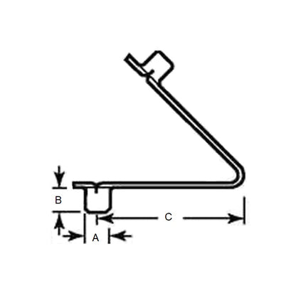 Bouton pression double extrémité 6,35 mm - Ressort pression acier - Double extrémité - MBA (Pack de 1)