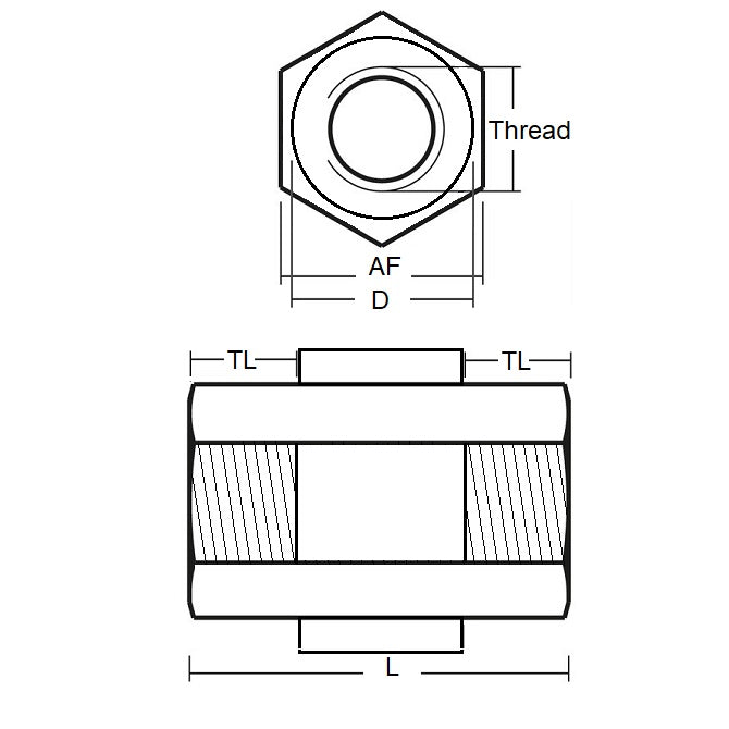 Distanziatore PCB 6 x 7,7 x 12 mm - Nylon - MBA (1 confezione da 5 per scheda)