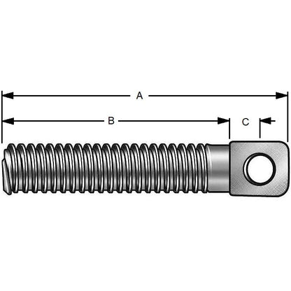 1074497 | SSA-70RS --- Anchors - 1/4-20 UNC (6.35mm) x 31.75 mm x 22.225 mm