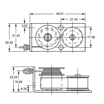 1000994 | BA274-S --- RINO Spring Motor Assemblies - 0.14 kg x 25 x 30000 -Cycles