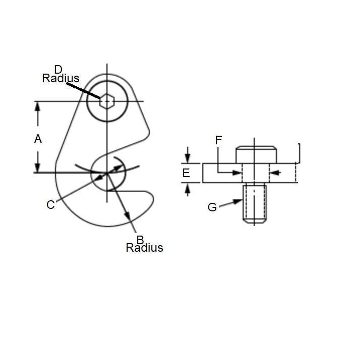 1144004 | W0318-CSW-C --- C Washers - 31.75 mm x 25.4 mm x 30.94 mm