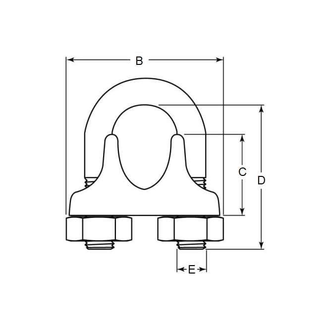 1042963 | CBL565RS --- Attachments - 2.38 - 3.18 x  304 Stainless Steel x 2