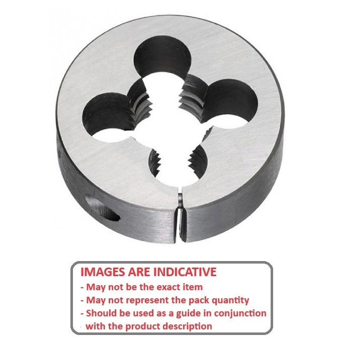 1230262 | DBT-040MJ (Each) --- Threading Tools - M4 - 4x0.75mm - 0.750 mm / 33.87 TPI - Button Button Dies - Carbon Steel Die