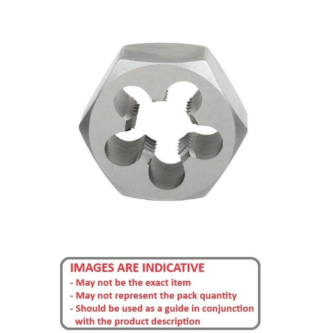 1053920 | DNT-042C (Each) --- Threading Tools - 8-32 UNC - 4.17mm - 0.794 mm / 32 TPI - Nut Die Nuts - Carbon Steel Die Nut