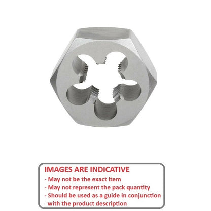 1053920 | DNT-042C (Each) --- Threading Tools - 8-32 UNC - 4.17mm - 0.794 mm / 32 TPI - Nut Die Nuts - Carbon Steel Die Nut