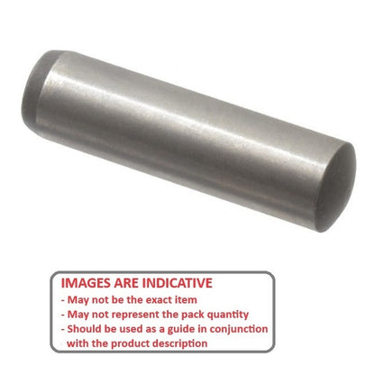 Goupille de cheville 1,588 x 19,05 mm - Extrémité chanfreinée en acier allié - DIN6325 / ISO 8734 - NoCor (Pack de 50)