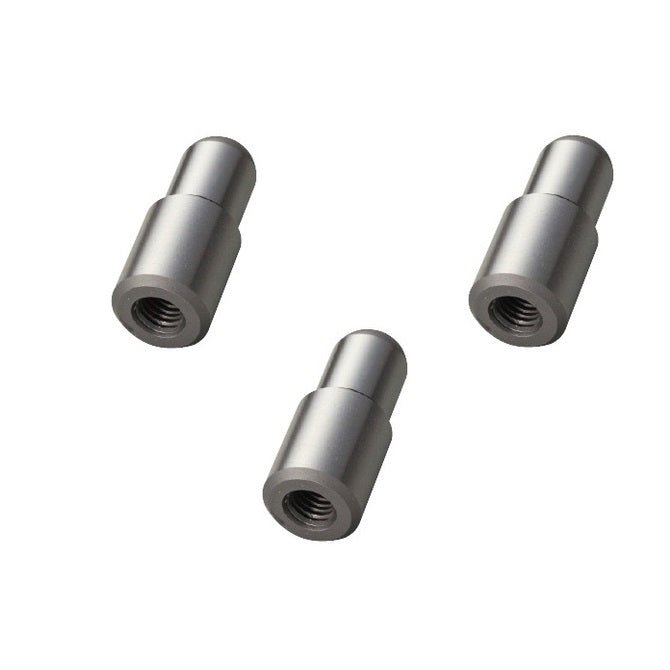 Pins - Dowel - Stepped - Chamfered Ends - Extractable - 440 Stainless Steel