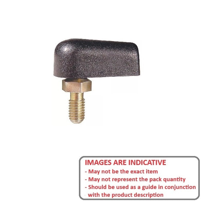 1233031 | GAS12RS (Each) --- Assembly End Fittings Gas Springs - Type Nylon Eyelet 18.03 mm - M6 x 1.0 - Steel Gas Spring
