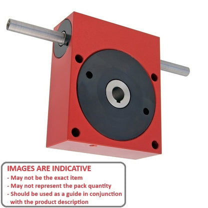 1169475 | P40-60 (Each) --- Cross Axis Gearboxes - Ratio 60 to 1 3°49 min 1 90 x 75 x 32mm - Steel Gearbox