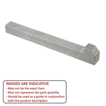 Clé à tête Gib 19,05 x 19,05 x 127 mm - Acier fini à froid - ExactKey (Pack de 1)