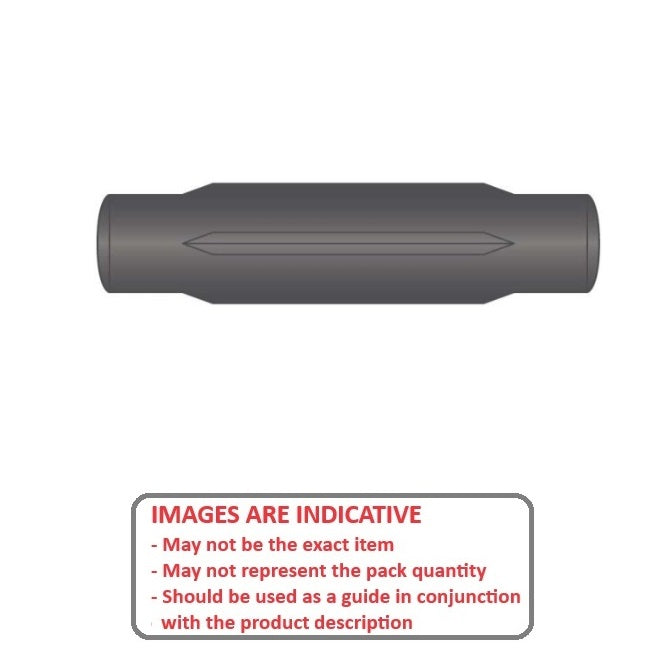 1063131 | GPE-0500-3000-BO (PK-100) --- Groove Pins - 5x30x5.2 mm - Black Oxide Steel Pin