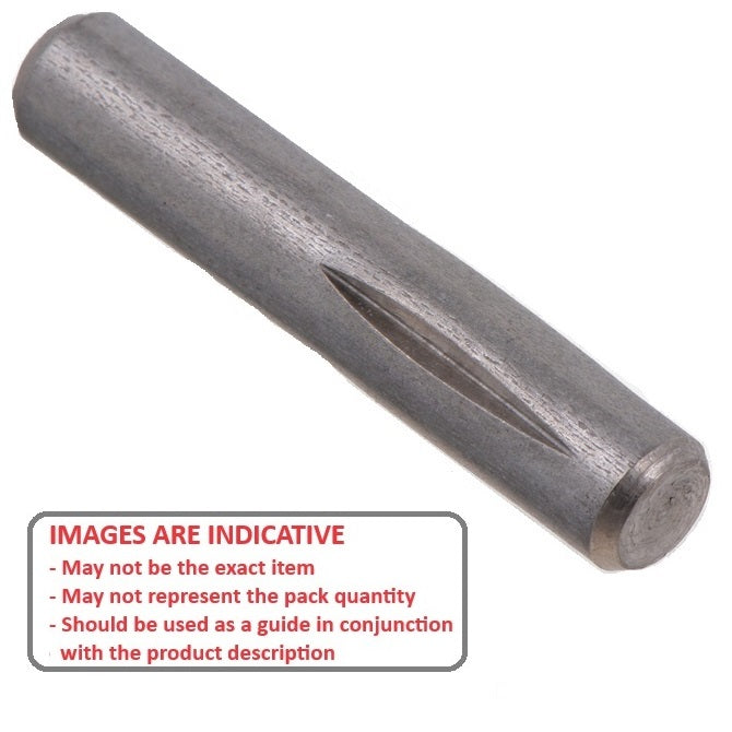 1048329 | GPT-0318-1270-3 (PK-50) --- Groove Pins - 3.175x12.7 - 3.328 / 3.378 - Stainless Steel 303/304 Similar to A2, 18-8 HRB80 Pin