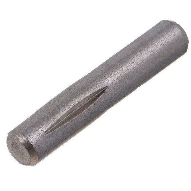 1048433 | GPT-0318-2540-3 (Each) --- Groove Pins - 3.175x25.4 - 3.328 / 3.378 - Stainless Steel 303/304 Similar to A2, 18-8 HRB80 Pin