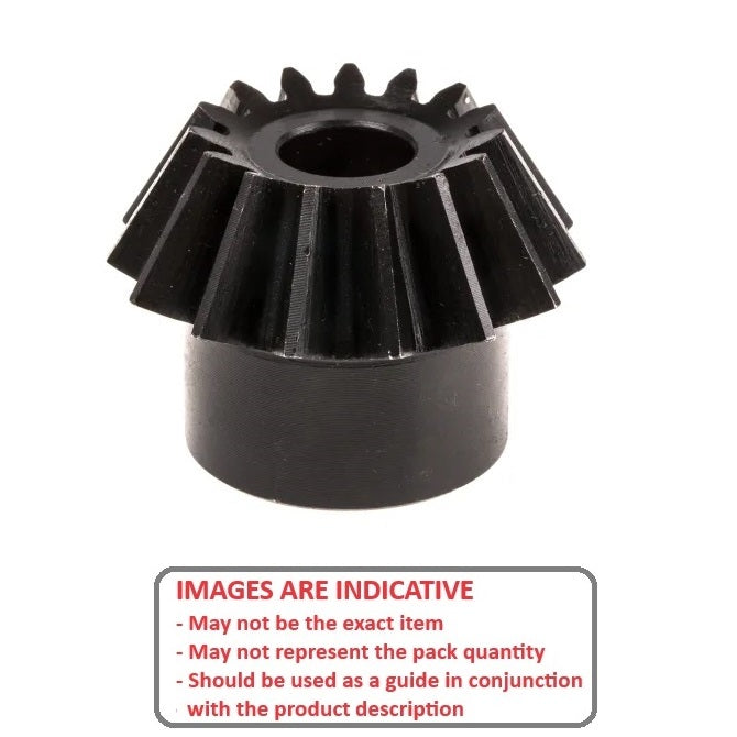 1040417 | GB-21A-M4-20-200-C (Each) --- Bevel Gears - Ratio 2 to 1 Small Gear Only - GB-21B-M4-40-200-C - 40 Tooth Gear - Module 4 - Steel Gear