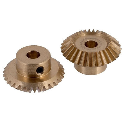 Mitre Gears - 20 tooth - 30x12 mm - ISO 8 / Brass