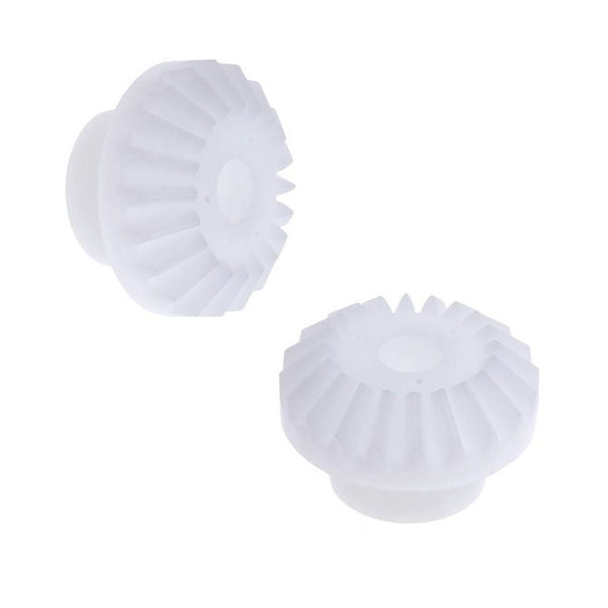 1150376 | GM-S038-D24-079-N (Pair) --- Mitre Gears - 36 tooth - 38.1x7.938 mm 24DP Plastic - Nylon - Commercial Gear