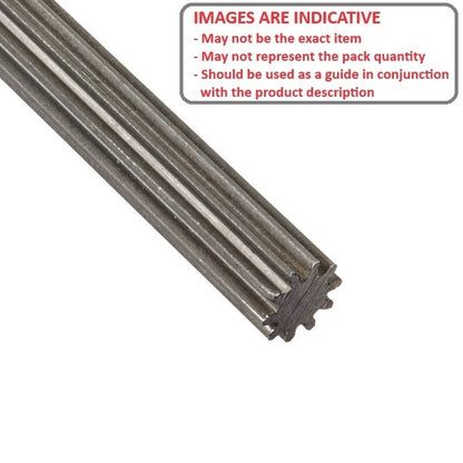 1085414 | G007L-09-D32-0300-C (Length) --- Pinion Wire 32 DP Gears - 9 x 8.738 mm x 300 mm