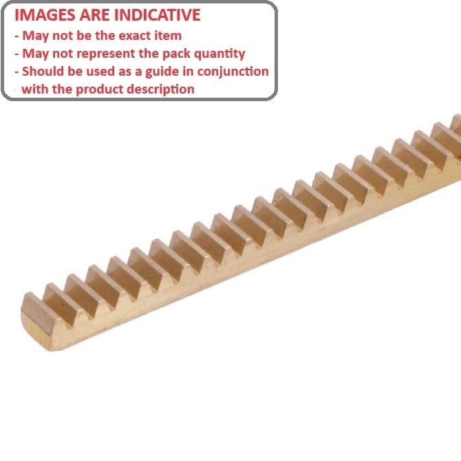 1207820 | RK50B2-0308 --- Rack Gears - 200 mm x 3 mm x 8 mm