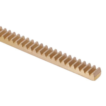 1212591 | GR-M1-08-0300-08-B --- Rack Gears - 300x7.9x7.9 mm Metric - Brass