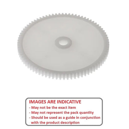 1131229 | G019P-024-V32-048-048-N (Each) --- Spur Gears - 24 tooth - 19.05x4.762 mm Hubless - Nylon Polyamide 6/6 Gear