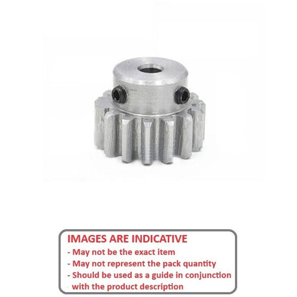 1126037 | G008B-021-D64-032-032-AL-G (Each) --- Spur Gears - 21 tooth - 8.33x3.175 mm Hubbed - Aluminium Alloy 2024 Gear