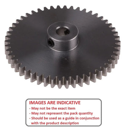 1160151 | G025B-048-D48-032-048-S3-G (Each) --- Spur Gears - 48 tooth - 25.4x4.762 mm Hubbed - Stainless Steel 303/304 Similar to A2, 18-8 HRB80 Gear