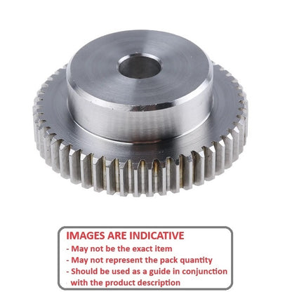 1141120 | G032B-030-D24-032-064-S3 (Each) --- Spur Gears - 30 tooth - 31.75x6.35 mm Hubbed - Stainless Steel 303/304 Similar to A2, 18-8 HRB80 Gear