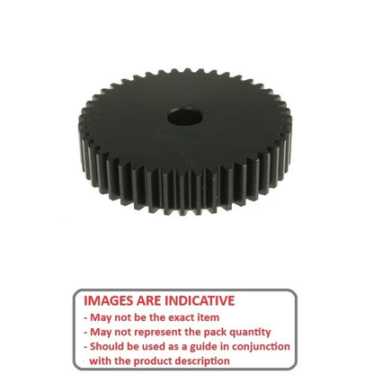 1189919 | G100P-100-M1-100-220F-C (Each) --- Spur Gears - 100 tooth - 100x22 mm Hubless - Carbon Steel S45C Gear