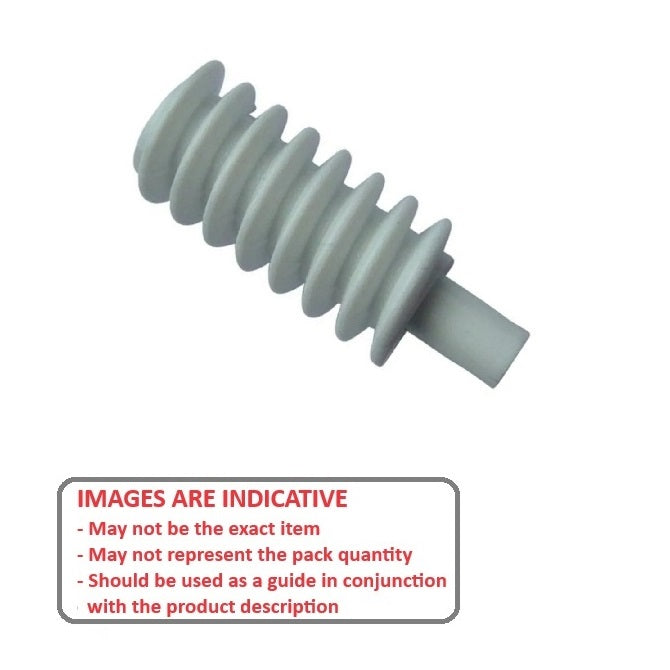 1228271 | WM1R48-1-019HP048-NY (Each) --- Worm Gears - Pitch 48DP - Worm - 1 Start tooth - 3 Deg 45 Min with 14.5 Deg Pressure Angle 48DP - Nylon Polyamide 6/6