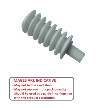 1228248 | WM1R32-1-021HP048-NY (Each) --- Worm Gears - Pitch 32DP - Worm - 1 Start tooth - 4 Deg 5 Min with 14.5 Deg Pressure Angle 32DP - Acetal