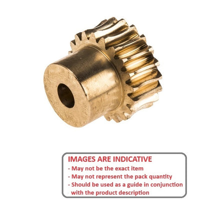 1232430 | WG1R48-030-05HS0476-BRZ (Each) --- Worm Gears - Pitch 48DP - 30 tooth - 3 Deg 45 Min with 14.5 Deg Pressure Angle 48DP - Bronze
