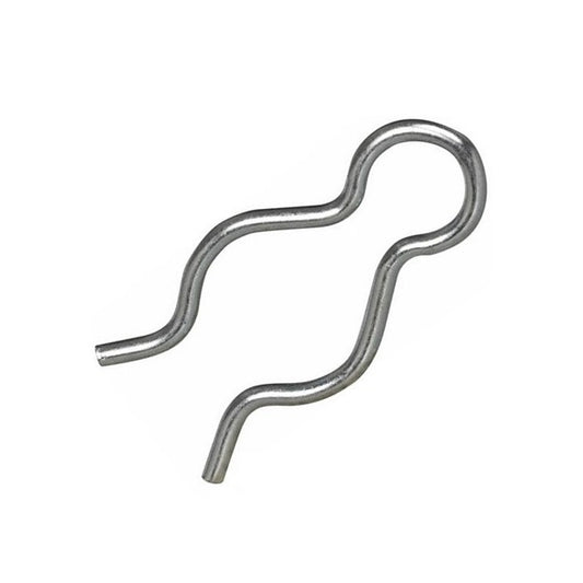 Goupille d'attelage 6,35 x 1,6 x 1,2 mm - Acier à ressort externe - MBA (Pack de 50)