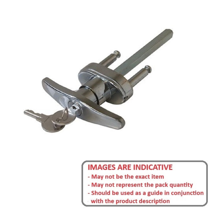 1182580 | HH-120RS (PK-10) --- Latching Handles - 84.931x39.688x101.6 mm Tee Handle