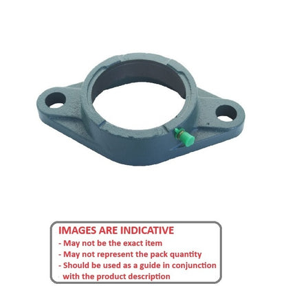 1174053 | FL205 (Each) --- Flanged Housings - 68x130x35.7 mm 2 Bolt - Cast Iron Housing