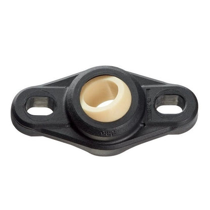 1098625 | FL-12-W300 (Each) --- Flanged 2 Bolt Housing and Bearing Assembly - 12 - 41 mm Aligning - Plastic