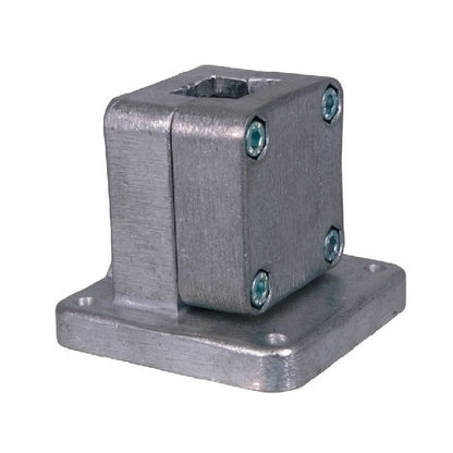 1151406 | LCSQCL-0381-F --- Housing Clamps Square Linear - 38.1 mm x  Flanged Base x 33.99 mm