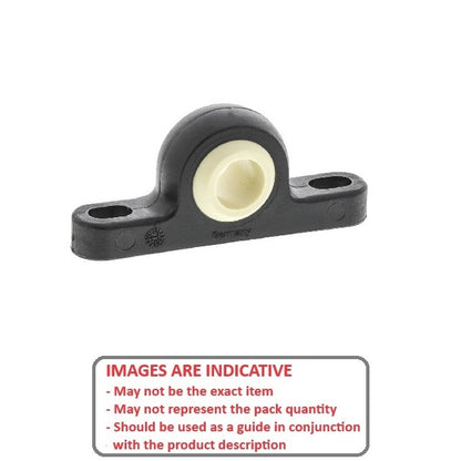 1088618 | BB-095-L280 (PK-10) --- Pillow Block Housing and Bearing Assembly - 9.53x60.96x27.94 mm Thermoplastic