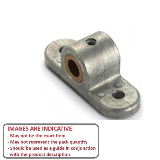 1087280 | BB-095-ZD (Each) --- Pillow Block Die Cast Housings - 9.525x56.356x38.1 mm - Die Cast Zinc Housing