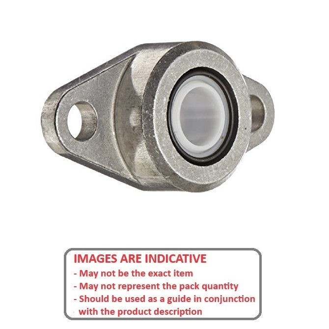 1069739 | HF1-6M-A --- Flanged 2 Bolt Housing Assembly - 6 mm x 32 mm x 41.5 mm