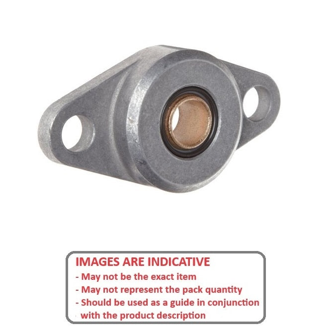 1079227 | HF2-312-B --- Flanged 2 Bolt Housing Assembly - 7.938 mm x 44.45 mm x 57.15 mm