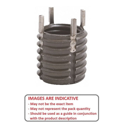 Inserto con serratura da 6-32 UNC a 5/16-18 UNC x 7,9 mm - Acciaio per riparazione filettatura - MBA (confezione da 1)