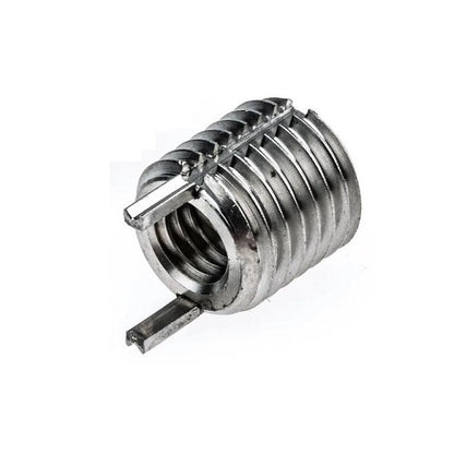 1074349 | KLI-064F-095-09-SS (Each) --- Inserts Thread Repair - 1/4-28 UNF - 6.35mm - 3/8-16 UNC - 9.53mm - 9.398 mm Keylocking - Stainless Steel Insert