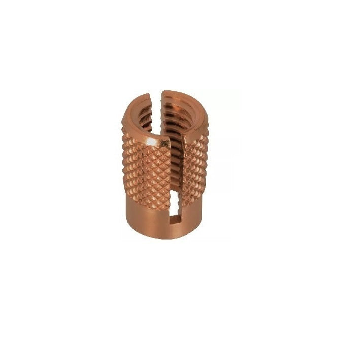 Expansion Inserts - M5 - 5x0.8mm - 6.5x3.5 mm Press In - Brass Insert