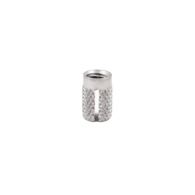 Expansion Inserts - 8-32 UNC - 4.17mm - 5.53x7.95 mm Press In - Stainless Steel 303/304 Similar to A2, 18-8 HRB80 Insert