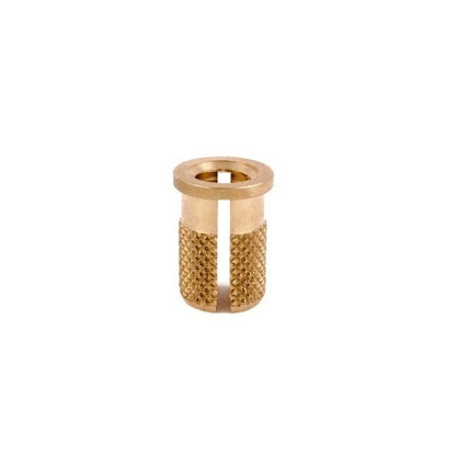 Expansion Inserts - M3 - 3x0.5mm - 5x5 mm Press In - Brass Insert